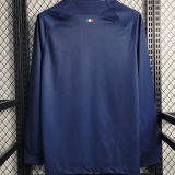 2023/24 PSG Home Blue Long Sleeve Jersey