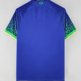 NEYMAR JR #10 Brazil Away Blue Fans Jersey 2022/23