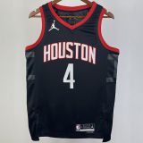 2023/24 Rockets GREEN #4 Black NBA Jerseys