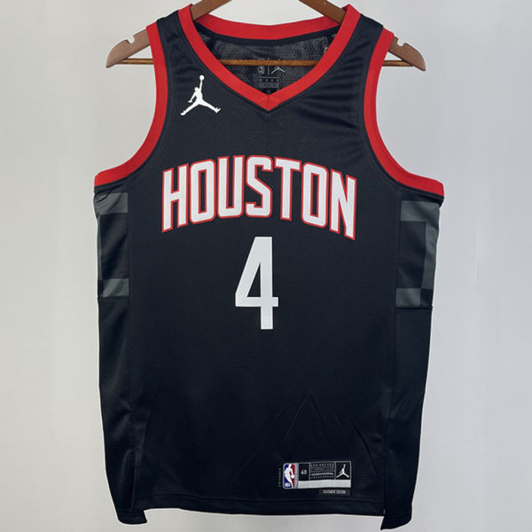 2023/24 Rockets GREEN #4 Black NBA Jerseys