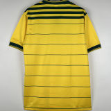 1984 Brazil Home Yellow Retro Soccer Jersey