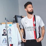 2023/24 AC Milan Away White Kids Soccer Jersey