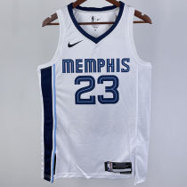 2023/24 Grizzlies ROSE #23 White NBA Jerseys