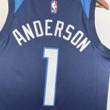 2023/24 Timberwolves ANDERSON #1 Sapphire Blue NBA Jerseys