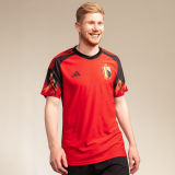 DE BRUYNE #7 Belgium 1:1 Home Red Fans Jersey 2022/23