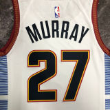 Nuggets MURRAY #27 Off White City Edition NBA Jerseys