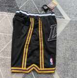 Lakers Black Four Bags NBA Pants