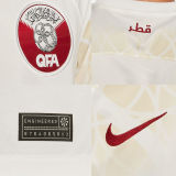 2022/23 Qatar Away White Fans Soccer Jersey