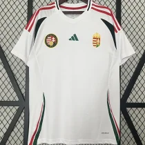 2024/25 Hungary Away White Fans Soccer Jersey