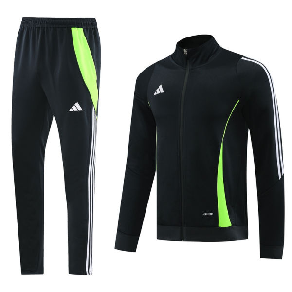 2024/25 AD~ Black Grey Jacket Tracksuit