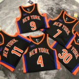 2023 NY Knicks RANODLE #30 Black City Edition NBA Jerseys