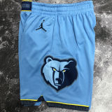 2023 Grizzlies Light Blue NBA Pants
