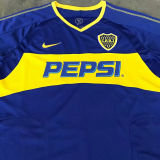 2003/2004 Boca Home Retro Long Sleeve Soccer Jersey