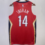 2023/24 Pelicans INGRAM #14 Red NBA Jerseys