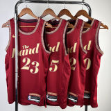 2023/24 Cleveland JAMES #23 Red City Edition NBA Jerseys