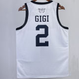 2023/24 Lakers GIGI #2 White NBA Jerseys