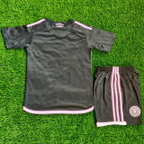 2023/24 Inter Miami Away Black Kids Soccer Jersey