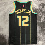 2023 Hornets BALL #12 Black City Edition NBA Jerseys