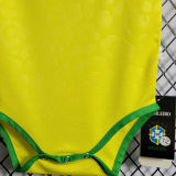 2022/23 Brazil Home Yellow Baby Suit