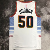 Nuggets GOROON #50 Off White City Edition NBA Jerseys
