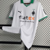 2023/24 Monchengladbach Home White Fans Soccer Jersey