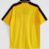 1996-98 Scotland Yellow Retro Soccer Jersey