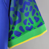 NEYMAR JR #10 Brazil Away Blue Fans Jersey 2022/23