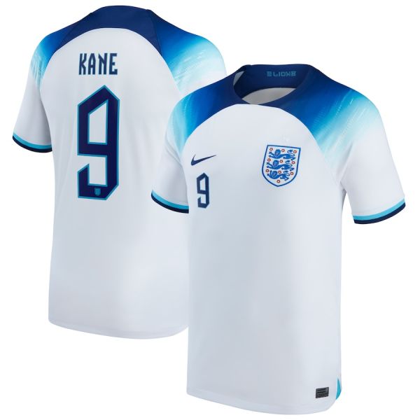 KANE #9 England Home 1:1 White Fans Jersey 2022/23