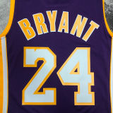 2008/09 Lakers BRYANT #24 Purple Retro NBA Jerseys 热压