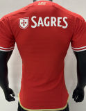 2023/24 Benfica Home Red Player Version Soccer Jersey