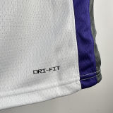 2023/24 Kings FOX #5 White NBA Jerseys 热压
