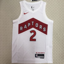 Toronto Raptors LEONARO #2 White Home NBA Jerseys