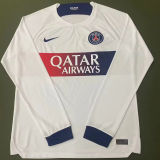 2023/24 PSG Away White Long Sleeve Jersey