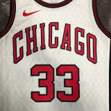 Bulls PIPPEN #33 White City Edition NBA Jerseys
