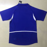 2002 Brazil Away Blue Retro Soccer Jersey