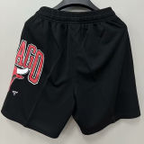 2023/24 Bulls Black NBA Cotton Pants