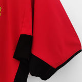 RONALDO #7 M Utd Home Retro Jersey 2002/04 (Have Patch 带CHAMPIONS 2002-2003 金 英超双臂章 FA Premier League Font 英超字体 )