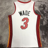 2005/06 Miami Heats WADE #3 Retro White NBA Jerseys热压