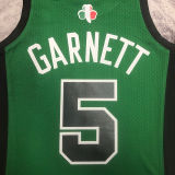 2007 Celtics GARNETT #5 Retro Green NBA Jerseys热压