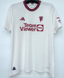 2023/24 M Utd Third White Player Version Soccer Jersey 白色三边