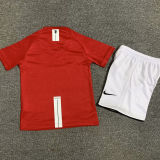 2007/08 M Utd Home Red Retro Kids Soccer Jersey