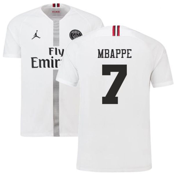 MBAPPE #7 PSG JD 1:1 Quality White Fans Jersey 2018/19