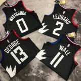2023 Clippers LEONARD #2 Black NBA Jerseys