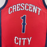 2023/24 Pelicans WILLIAMSON #1 Red NBA Jerseys