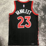 2023 Toronto Raptors VANVLEET #23 Black NBA Jerseys