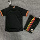 2023/24 Roma Third Black Kids Soccer Jersey