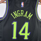 2023/24 Pelicans INGRAM #14 Black City Edition NBA Jerseys