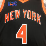 2023 NY Knicks ROSE #4 Black City Edition NBA Jerseys