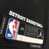 Pistons CUNNINGHAM #2 Black NBA Jerseys