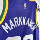 2023/24 Jazz MARKKANEN #23 Purple Retro NBA Jerseys